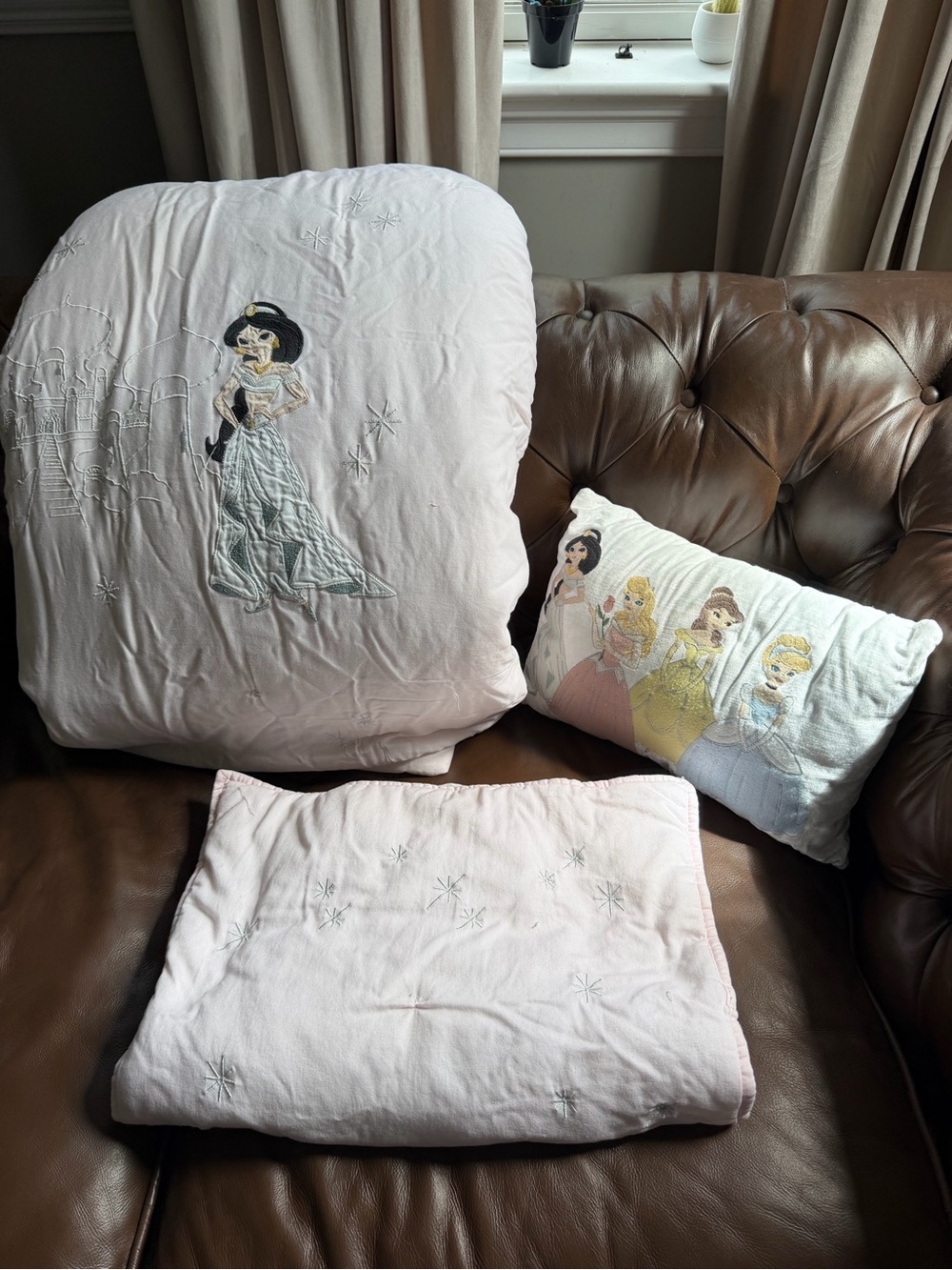 Pottery Barn Kids Disney Princess - Mary Blair Jasmine Bedding Set - Rare